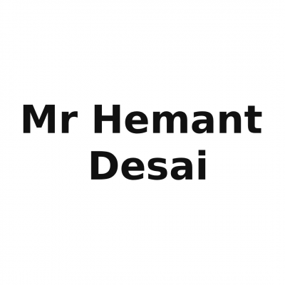Mr Hemant Desai